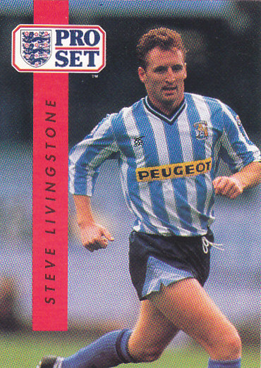 Steve Livingstone Coventry City 1990/91 Pro Set #44